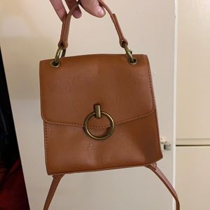 Universal thread, small purse, cognac
